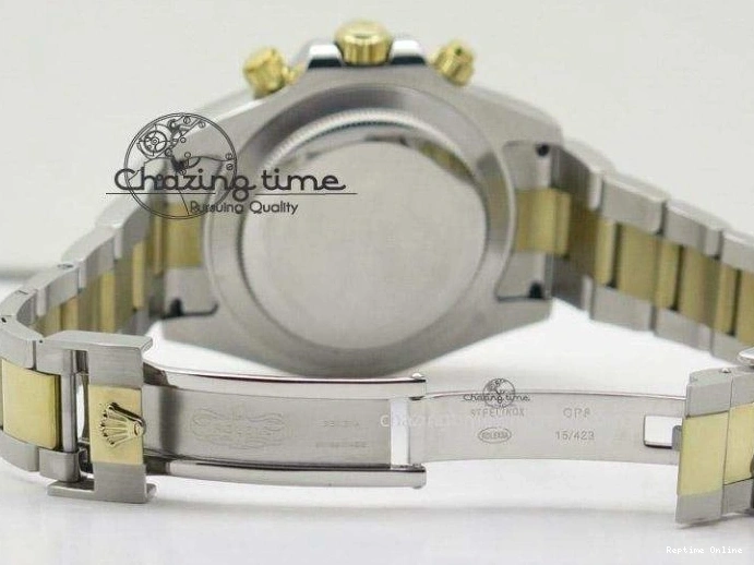 0128 ModernLook Daytona 116523 SS YG White Dial On SS YG Bracelet A7750 JF 4028